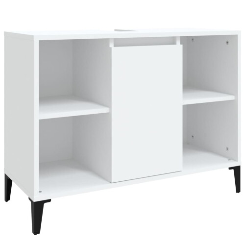 Berkfield Sink Cabinet White 80x33x60 cm Engineered Wood 1