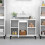 Berkfield Sink Cabinet White 80x33x60 cm Engineered Wood 3