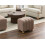 Beliani Pouffe IDYLLWILD Boucle Beige 2