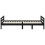 Berkfield Bed Frame without Mattress Black 75x190 cm Small Single Solid Wood Pine 6