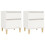 Berkfield Bedside Cabinets 2 pcs White 40x35x50 cm 2