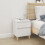 Berkfield Bedside Cabinets 2 pcs White 40x35x50 cm 3