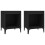 Berkfield Bedside Cabinets 2 pcs Black 40x35x50 cm 2