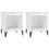 Berkfield Bedside Cabinets 2 pcs High Gloss White 40x35x50 cm 2