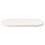 Berkfield Table Top White 70x35x2.5 cm Solid Wood Pine Oval 3