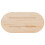 Berkfield Table Top White 70x35x2.5 cm Solid Wood Pine Oval 4