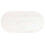 Berkfield Table Top White 70x35x2.5 cm Solid Wood Pine Oval 5