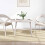 Berkfield Table Top White 110x60x2.5 cm Solid Wood Pine Rectangular 2
