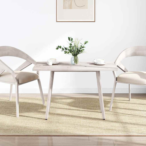 Berkfield Table Top White 110x60x2.5 cm Solid Wood Pine Rectangular 1
