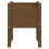 Berkfield Planter Honey Brown 40x40x52.5 cm Solid Wood Pine 4