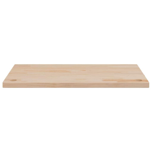 Berkfield Desk Top 80x40x2.5 cm Solid Wood Pine 2
