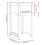 Berkfield Planters 2 pcs Grey 40x40x81 cm Solid Wood Pine 8