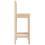 Berkfield Bar Chairs 2 pcs 40x41.5x112 cm Solid Wood Pine 5