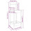 Berkfield Bar Chairs 2 pcs 40x41.5x112 cm Solid Wood Pine 8