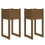 Berkfield Planters 2 pcs Honey Brown 40x40x81 cm Solid Wood Pine 2