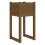 Berkfield Planters 2 pcs Honey Brown 40x40x81 cm Solid Wood Pine 4