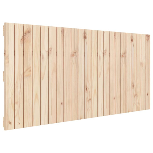 Berkfield Wall Headboard 140x3x60 cm Solid Wood Pine 1