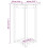 Berkfield Bar Table White 60x60x110 cm Solid Wood Pine 7
