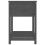 Berkfield Planter with Shelf Grey 82.5x54x81 cm Solid Wood Pine 6
