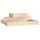 Berkfield Planter 83x83x27 cm Solid Wood Pine 2