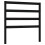 Berkfield Bed Headboard Black 95x4x100 cm Solid Wood Pine 2