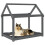 Berkfield Dog Bed Grey 101x70x90 cm Solid Wood Pine 4