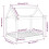 Berkfield Dog Bed Grey 101x70x90 cm Solid Wood Pine 8