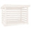 Berkfield Firewood Rack White 108x73x79 cm Solid Wood Pine 2