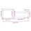 Berkfield Coffee Table White 100x50x45 cm Engineered Wood 10