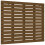 Berkfield Wall Headboard Honey Brown 96x3x91.5 cm Solid Wood Pine 2