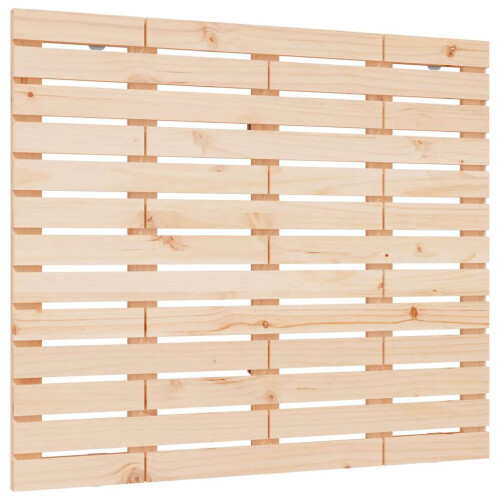 Berkfield Wall Headboard 126x3x91.5 cm Solid Wood Pine 1