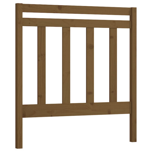 Berkfield Bed Headboard Honey Brown 95x4x100 cm Solid Wood Pine 1