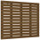 Berkfield Wall Headboard Honey Brown 146x3x91.5 cm Solid Wood Pine 2