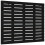 Berkfield Wall Headboard Black 96x3x91.5 cm Solid Wood Pine 2