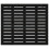 Berkfield Wall Headboard Black 96x3x91.5 cm Solid Wood Pine 4