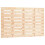 Berkfield Wall Headboard 96x3x63 cm Solid Wood Pine 2