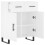 Berkfield Sideboard White 69.5x34x90 cm Engineered Wood 5