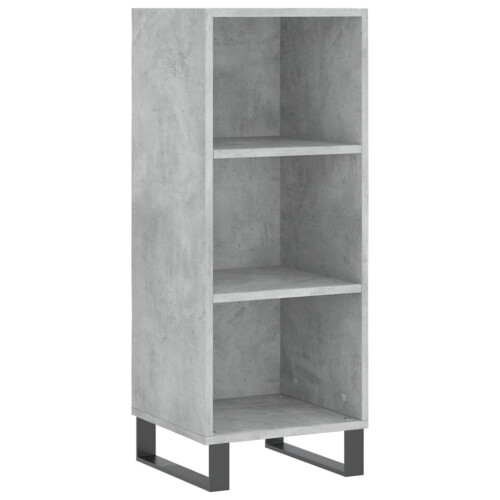 Berkfield Sideboard Concrete Grey 34.5x32.5x90 cm Engineered Wood 1