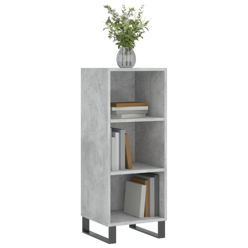 Berkfield Sideboard Concrete Grey 34.5x32.5x90 cm Engineered Wood 2