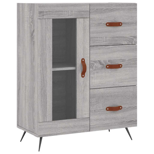 Berkfield Sideboard Grey Sonoma 69.5x34x90 cm Engineered Wood 1