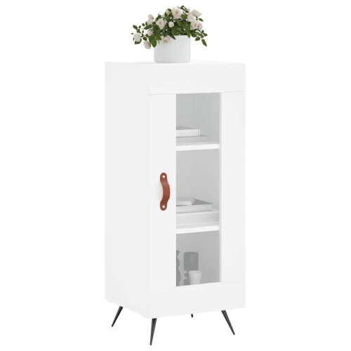 Berkfield Sideboard High Gloss White 34.5x34x90 cm Engineered Wood 2