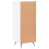 Berkfield Sideboard High Gloss White 34.5x34x90 cm Engineered Wood 8