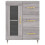 Berkfield Sideboard Grey Sonoma 69.5x34x90 cm Engineered Wood 5