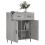 Berkfield Sideboard Grey Sonoma 69.5x34x90 cm Engineered Wood 4