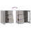 Berkfield Sideboard Grey Sonoma 69.5x34x90 cm Engineered Wood 9