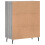 Berkfield Sideboard Grey Sonoma 69.5x34x90 cm Engineered Wood 8