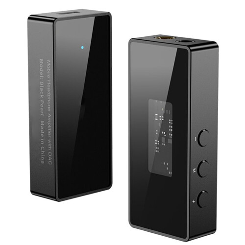 TRN Black Pearl Portable Earphone Power Amplifier Hi-Fi Digital Audio Decoder Output Dual CS43131 PCM DSD USB DAC AMP 1