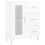 Berkfield Sideboard High Gloss White 69.5x34x90 cm Engineered Wood 2