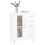 Berkfield Sideboard High Gloss White 69.5x34x90 cm Engineered Wood 3