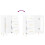 Berkfield Sideboard High Gloss White 69.5x34x90 cm Engineered Wood 9